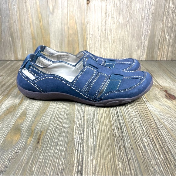 Clarks Shoes - Clarks Haley Stork Women's Slip On Size 6 M (Navy Marine Color)